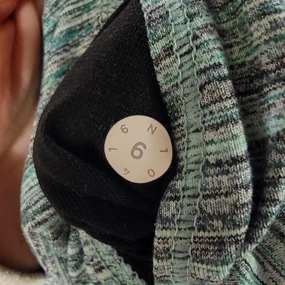 Lululemon | Wunder Under Hi-Rise Space Dye Camo Alberta Lake Fresh Teal Size 6 - Picture 10 of 10